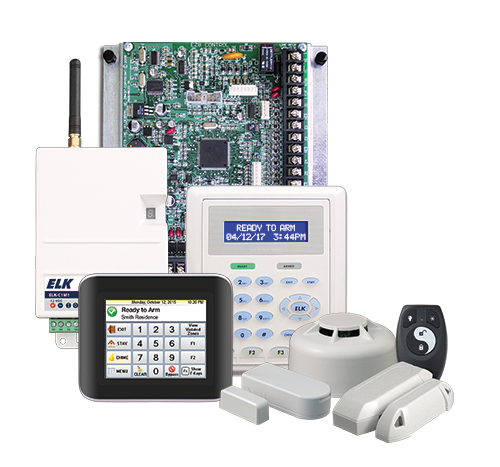 ELK EZ-8 control panel for security intrusion systems